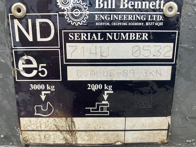 Fendt Bill Bennett engelse trekhaak 700 gen6