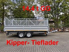 Möslein TTD 14 5,70 m 14 t Tandem- Kipper Tieflader 5,70