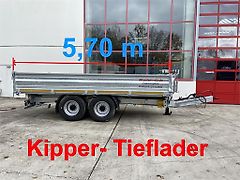 Möslein TTD 14 5,70 m 14 t Tandem- Kipper Tieflader 5,70