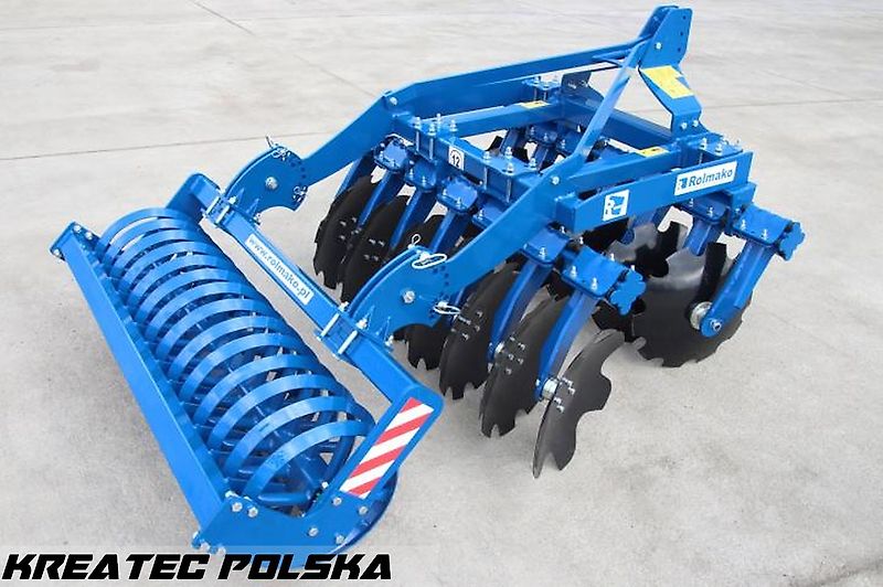 Rolmako Scheibenegge für Wein- und Gartenbau U 645 1,25m, 1,5m, 1,75m, 2m