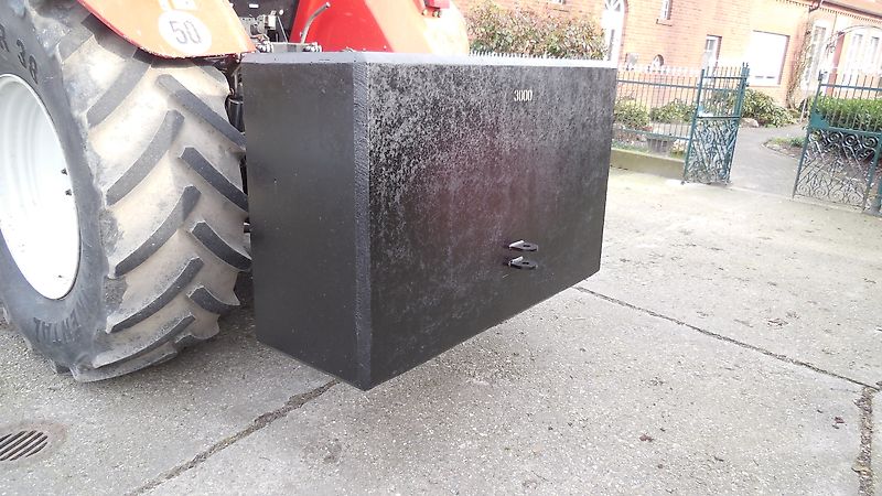 Heckgewicht 5000 kg Betongewicht