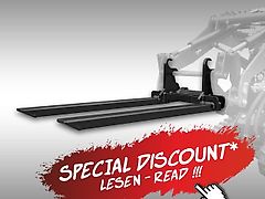 Jansen Palettengabel für Kompaktlader Jansen KL-200, Skid Steer, Multilader