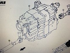 Claas 00 0596 216 0/Claas Xerion 3300 wałek przegubowy (Części zamienne)