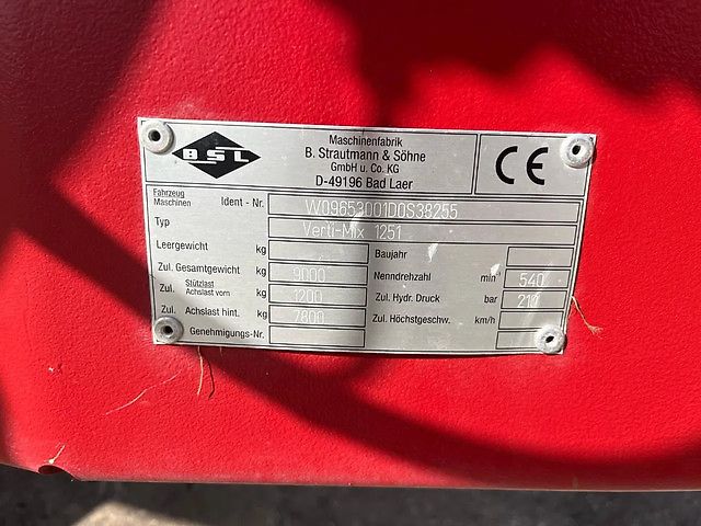 Strautmann Verti mix 1250 mengwagen