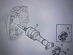 John Deere RE307561/John Deere przegub uniwersalny/John Deere 8345R 7200R 7210R 7230R 8245R 8270R (Części zamienne)