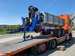 Scandic ST-10S 13t 9m Kran 750kg Hubkraft Druckluft Seilwinde Radantrieb
