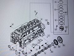 John Deere 8345R-BLOK CYLINDRÓW (Części zamienne)