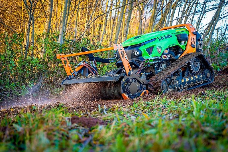 TMC Cancela TLE-125 Hydraulischer Forstmulcher für Mähraupe /Funkraupe