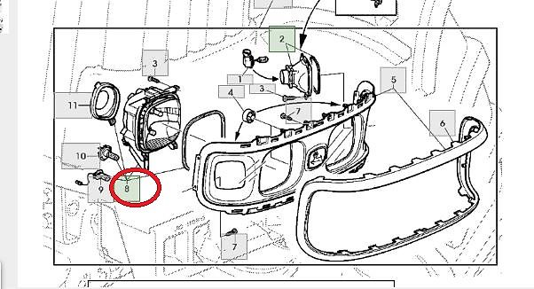 John Deere REFLEKTOR JOHN DEERE AL178138