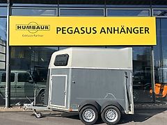 Böckmann Duo 2- Pferdeanhänger Holz/Poly 2t. Sattelkammer