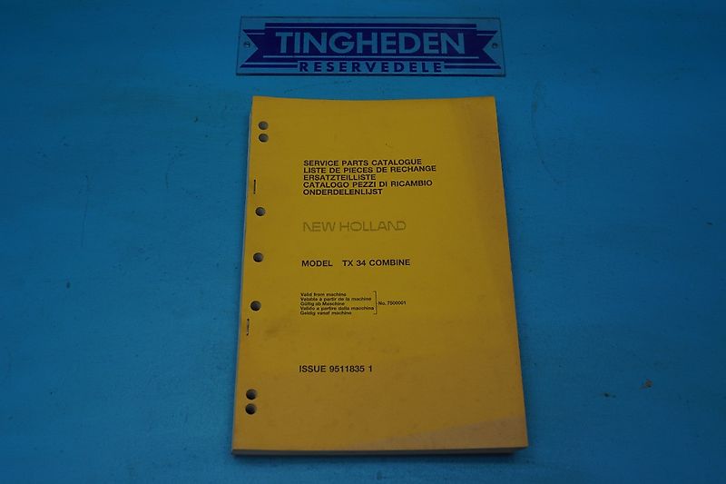 New Holland TX34 (Spare part/Reservedel/Ersatzteil)