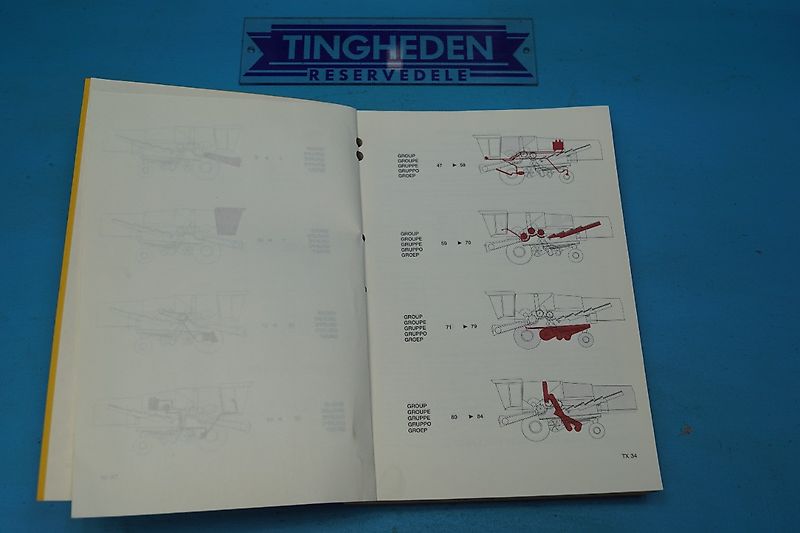 New Holland TX34 (Spare part/Reservedel/Ersatzteil)