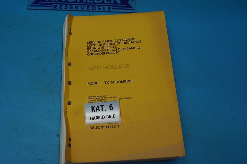New Holland TX34 (Spare part/Reservedel/Ersatzteil)