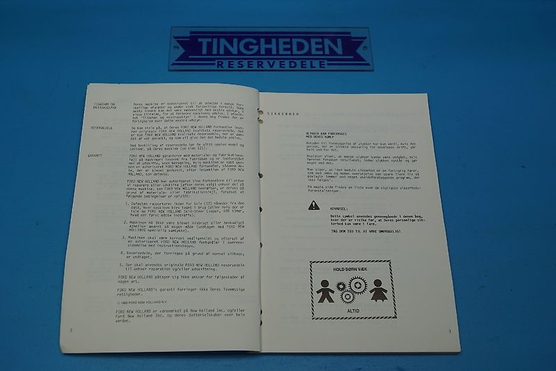 New Holland TF46 (Spare part/Reservedel/Ersatzteil)