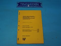 New Holland TX36 (Spare part/Reservedel/Ersatzteil)