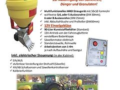 Pneumatikstreuer Turbo-Air Frontgerät Heckgerät Aufbaugerät