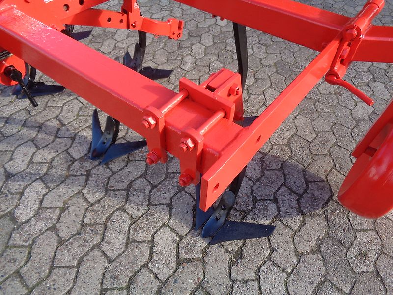 Rau Frontgrubber 3m Vorbaugrubber Anbaugrubber mit Zapfwellendurchtrieb&Hitch für Anbaugeräte 500mm Stützräder Klappbar zur Exakten Tiefenführung