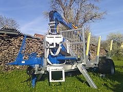 Binderberger Rückewagen alpin 7t mit Forstkran BK 4 - 7500