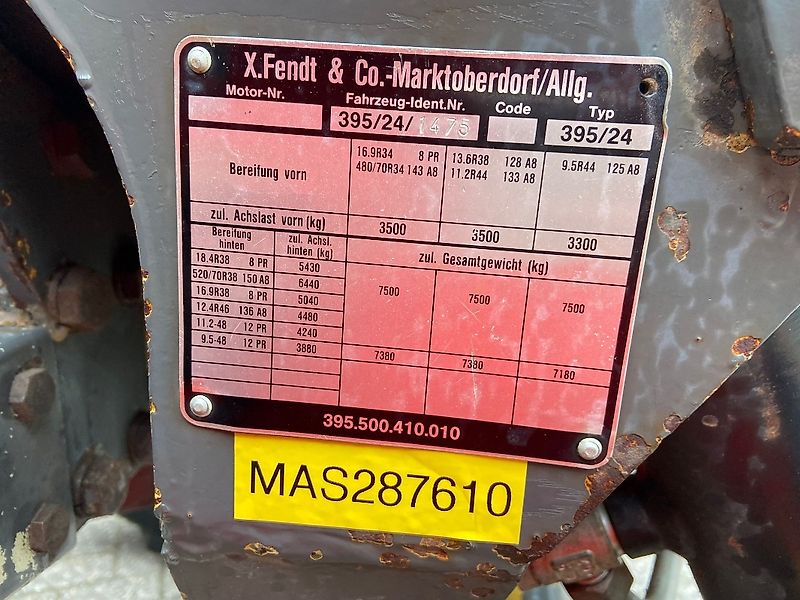 Fendt 395 GHA Hochrad