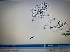 Claas xerion 3300 / 3800 ramiona podnośnika belki polowe (Części zamienne)