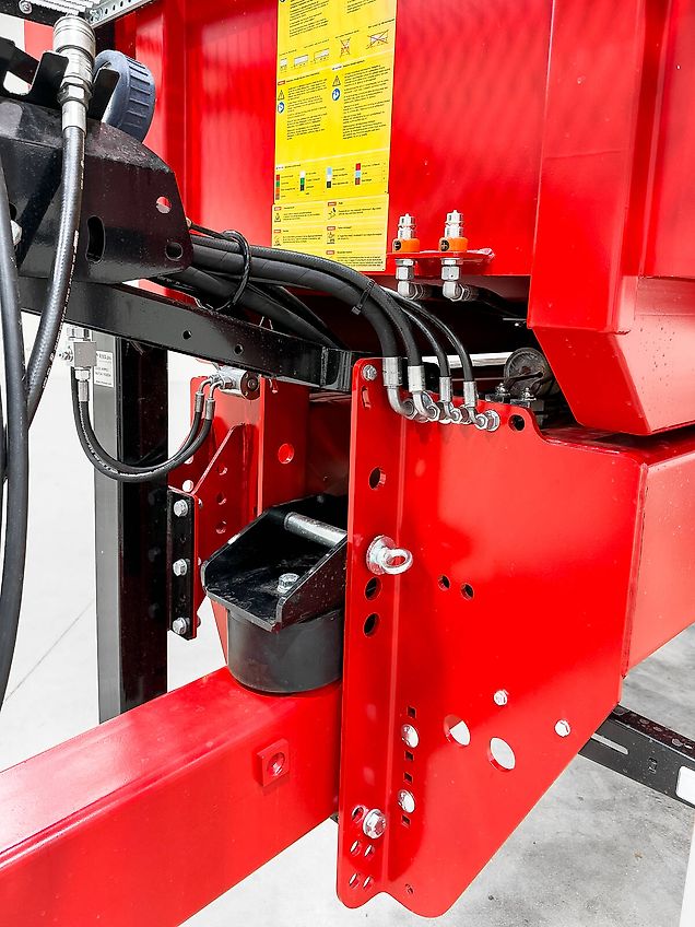 Krampe Big Body 900 (BB 900) 28 tons capacity, 46,1 m3, 3 axles, 80 cm extension, Made in Germany, premium trailer