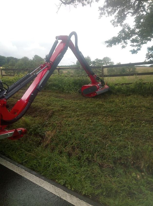 Omarv Auslegemulcher Böschungsmulcher Mulcher Mäher D 500 Plus