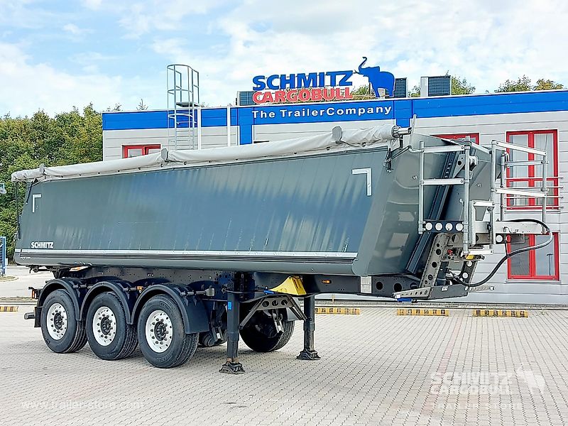 Schmitz Semitrailer Tipper Alu-square sided body 27m³
