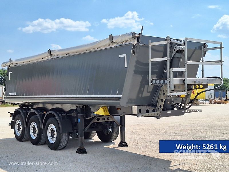 Schmitz Semitrailer Tipper Alu-square sided body 27m³