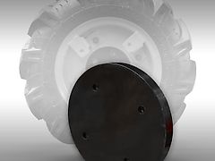 Jansen Radgewichte (1 Paar) für Motorgeräteträger Jansen MGT-600