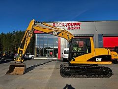 Caterpillar 312 C / Pyörittäjä + pihdit, Suomi kone!