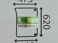 John Deere Frontscheibe unten links L151752, L213349