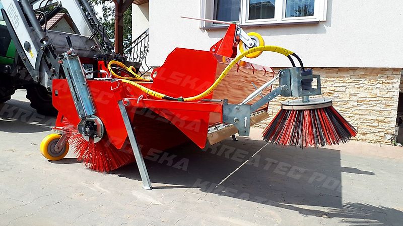 KREATEC Kehrmaschine / Kehrbesen / Veegmaschine TITANIUM 2,6m, Burste 760 mm