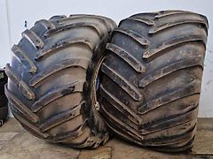 Michelin 1050/50R32 Michelin T2 171B 30MM gebruikt DOT229 vulkanisatie op 3delig wiel 12-430 ET-110 / 230