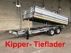 Möslein TTD13- BA Verzinkt 13 t Tandem Kipper Tiefladermi