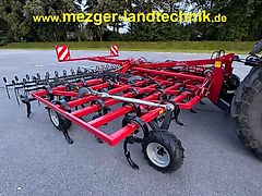 4DISC Reptor 5,6 m Leichtgrubber, Federzinkengrubber, 6-balkig, Stützräder