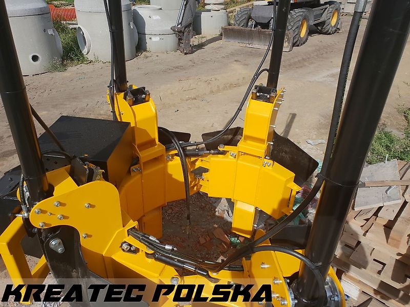 Grutech Rundspatenmaschine GTH-PD / Verpflanzmaschine / Baumspinnmaschine 4 Spaten 1,3m (verschiedene Optionen)