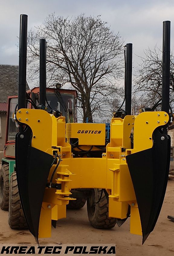 Grutech Rundspatenmaschine GTH-PD / Verpflanzmaschine / Baumspinnmaschine 4 Spaten 1,3m (verschiedene Optionen)