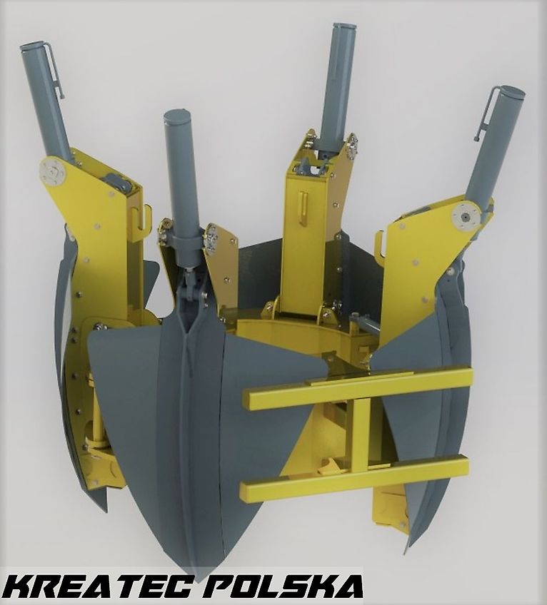 Grutech Rundspatenmaschine GTH-PD / Verpflanzmaschine / Baumspinnmaschine 4 Spaten 1,3m (verschiedene Optionen)