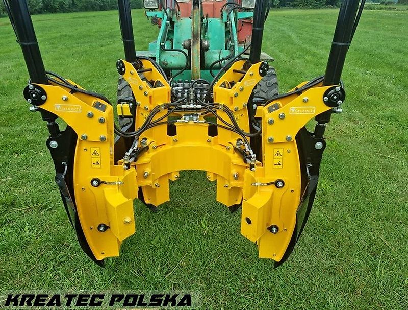 Grutech Rundspatenmaschine GTH-PD / Verpflanzmaschine / Baumspinnmaschine 4 Spaten 1,3m (verschiedene Optionen)