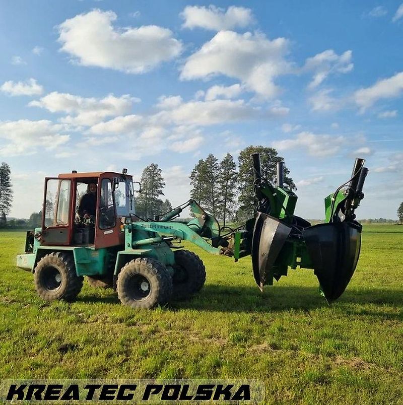 Grutech Rundspatenmaschine GTH-PD / Verpflanzmaschine / Baumspinnmaschine 4 Spaten 1,3m (verschiedene Optionen)