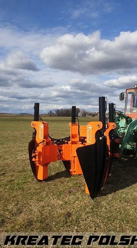 Grutech Rundspatenmaschine GTH-PD / Verpflanzmaschine / Baumspinnmaschine 4 Spaten 1,3m (verschiedene Optionen)