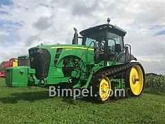 John Deere 8345 RT med bælter luft afjedret undervogn og frontlift