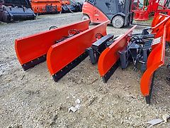 Schneeschild Schneepflug Räumschild 2,5 m Hydraulisch Euroaufnahme Traktor Dreipunkt KAT 2 2500 mm