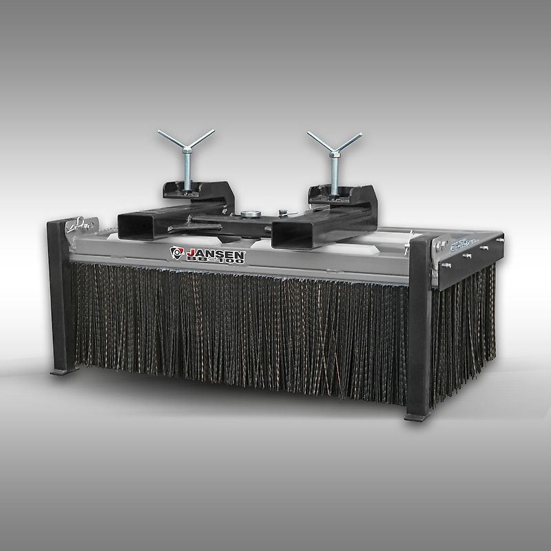 Jansen Blockbesen Jansen BB-100, Anbaubesen, Staplerbesen, Staplerzinken