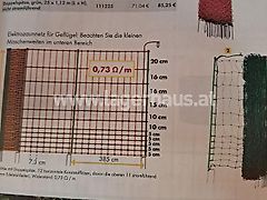 DOPPELSPITZE GEFLÜGELNETZ 50M GRÜN