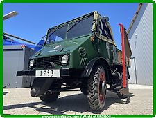 Mercedes-Benz Unimog U2010 , Restauriert , Baujahr 1953 , mit Mörtl Mähwerk , Traumfahrzeug