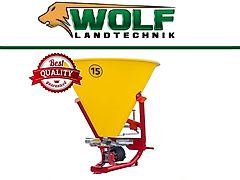 Wolf-Landtechnik GmbH Düngerstreuer rostfreie Streuscheibe 6-15m 500L