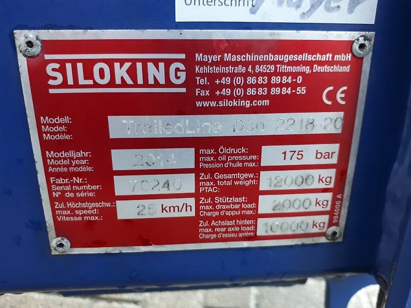 Siloking Premium 2218-20m³ Duo *neuer Behälter*