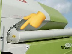 Claas Schwenkzylinder Auslaufrohr Korntank Tucano