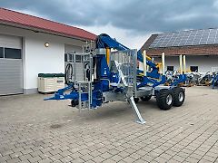 Binderberger RW 8 alpin BK 7000L Rückewagen Rückeanhänger Kran